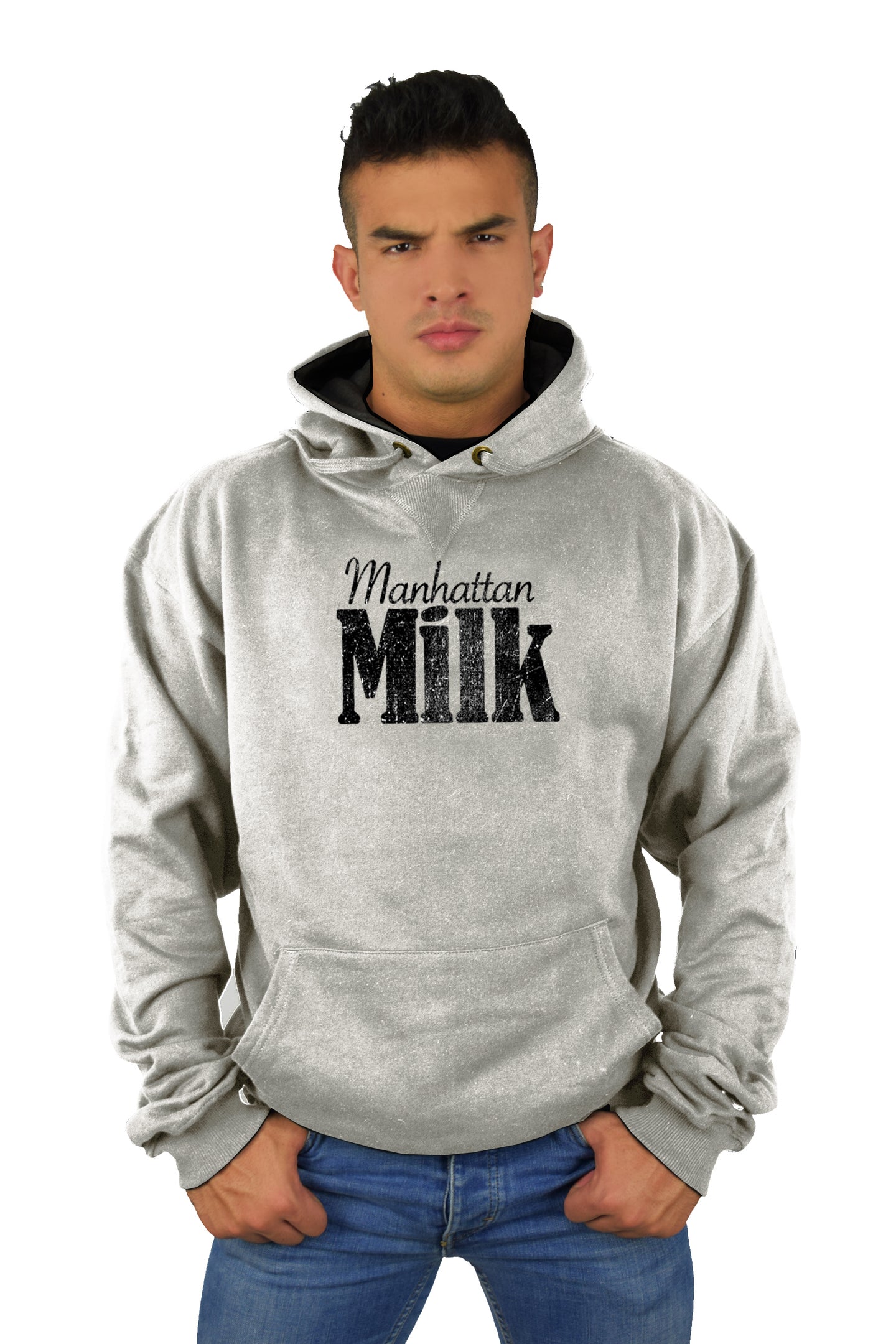 Grey Manhattan Milk Sweatshirt