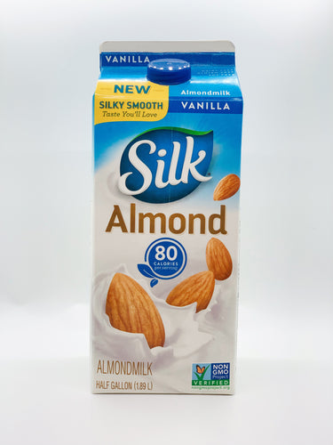 Silk Almond Milk Vanilla Half Gallon