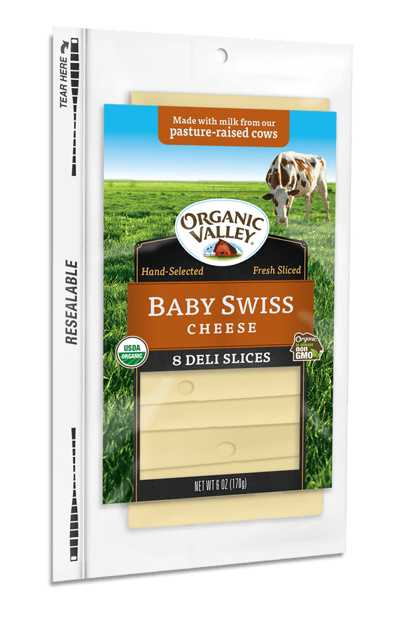 Organic Valley Baby Swiss Slices
