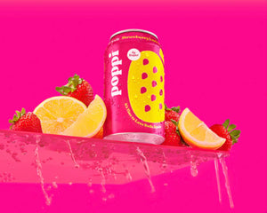 Poppi Drink  Strawberry Lemonade 4 pack