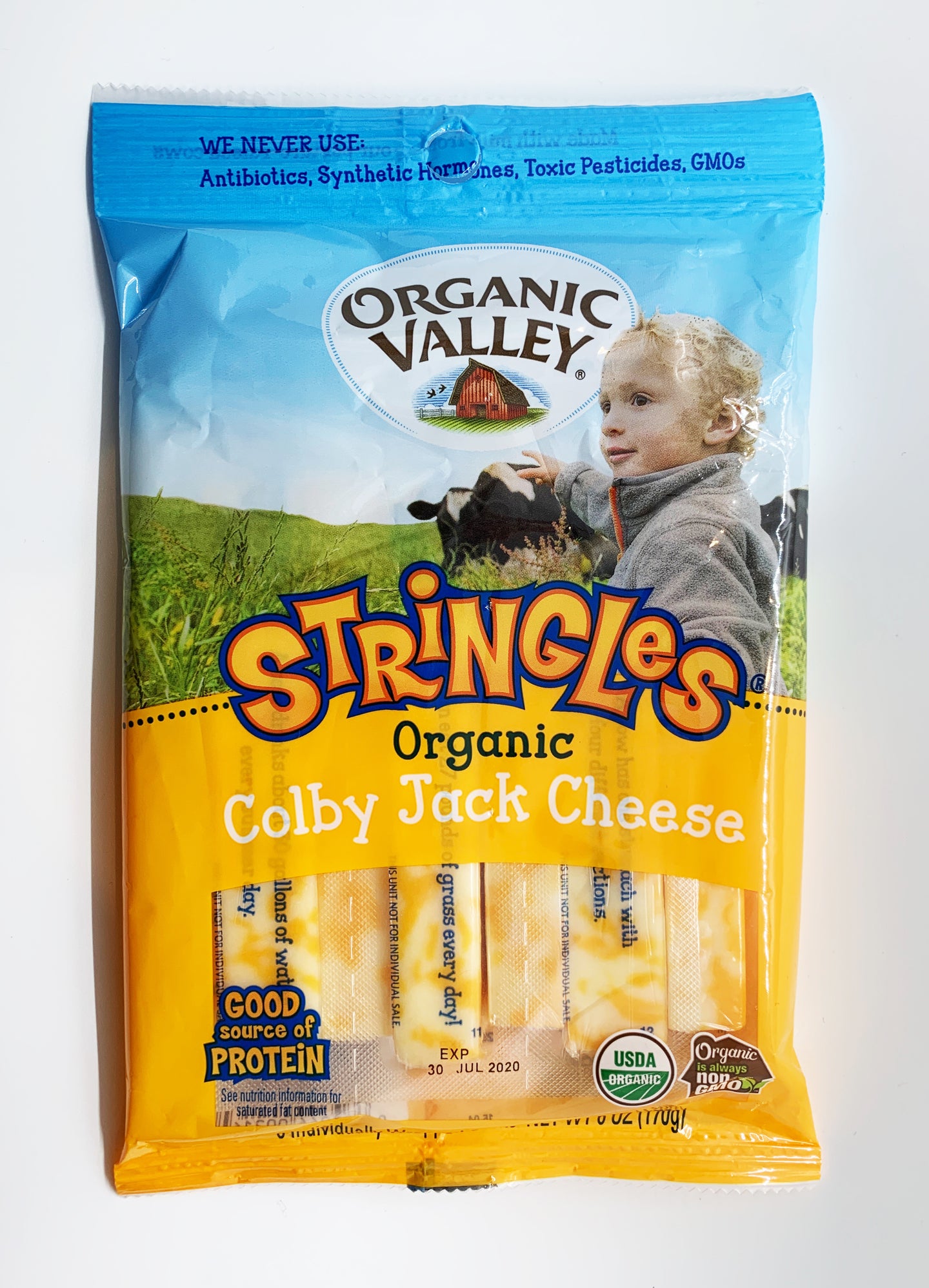 Organic Valley Colby Jack Cheese Stringles