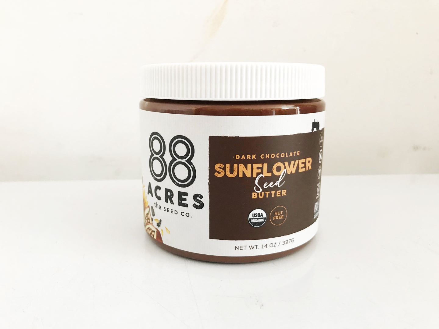 88 Acres Dark Chocolate Sunflower Seed Butter