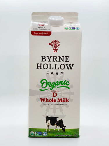 Byrne Hollow Organic Vitamin D Whole Milk