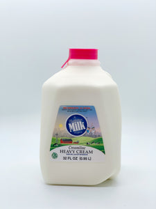Manhattan Milk Heavy Cream Creamline Grass-Fed Quart