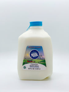 Manhattan Milk Skim Milk Creamline Grass-Fed Quart