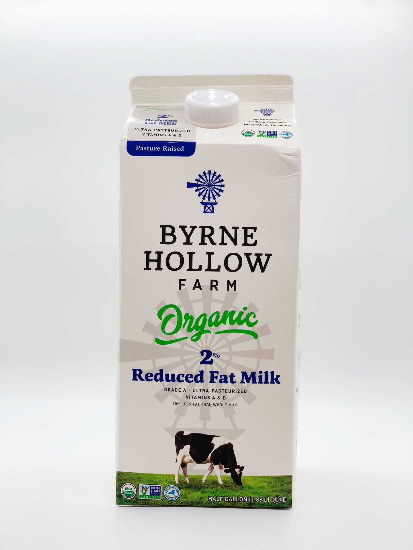 Byrne Hollow Organic 2% Reduced Fat Milk