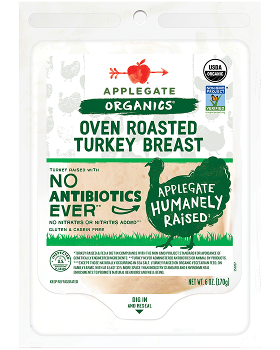 Applegate Organic Oven Roasted Turkey Slices