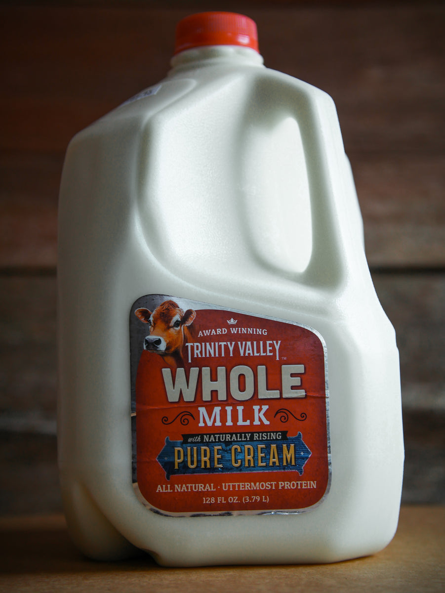 Trinity Valley Whole Milk Creamline Grass-Fed Gallon – Manhattan Milk