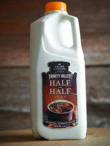 Trinity Valley Half & Half Creamline Grass-Fed Half Gallon