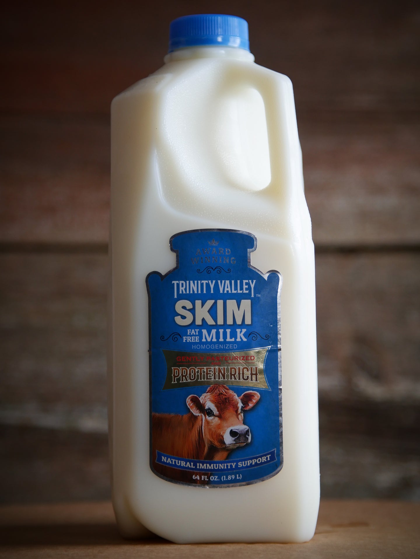 Trinity Valley Skim Milk Creamline Grass-Fed Half Gallon