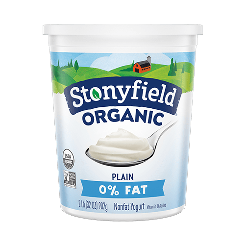 Stonyfield Plain 0% Organic Yogurt